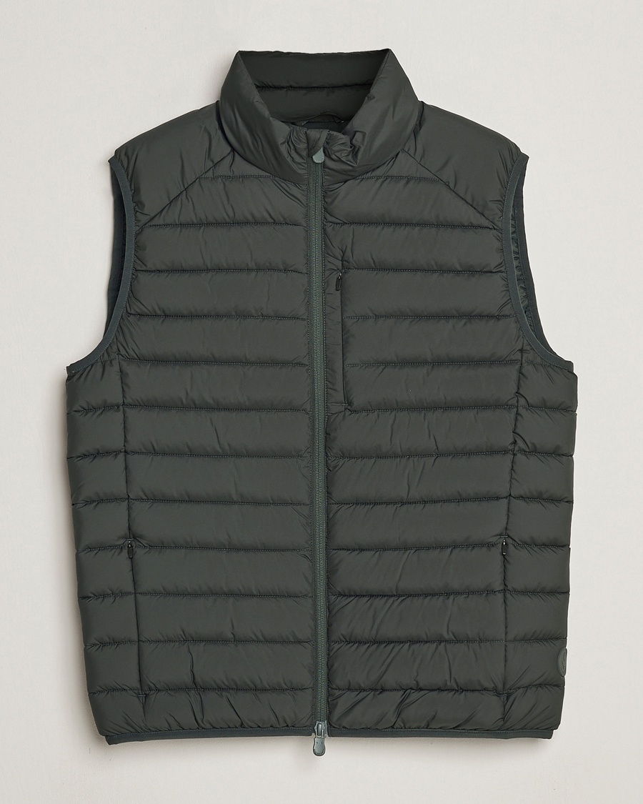 Herre | Save The Duck | Save The Duck | Rhus Matt Lightweight Vest Green Black