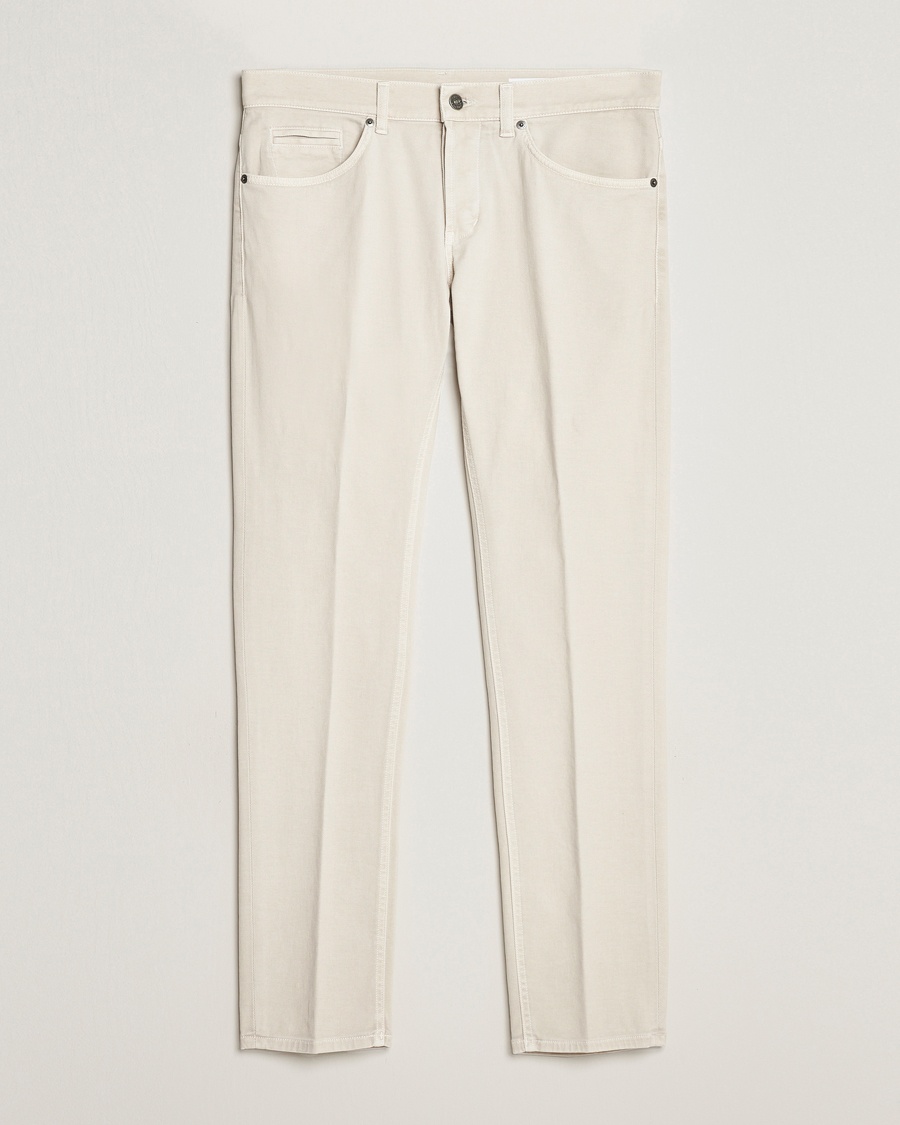 Herre | Dondup | Dondup | George 5-Pocket Jeans Light Sand