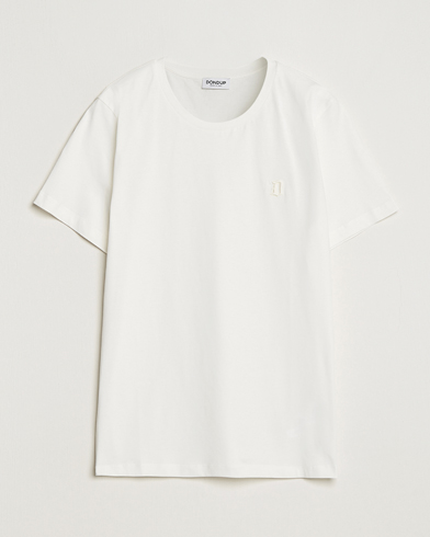 Herre | Dondup | Dondup | Logo Crew Neck T-Shirt Off White