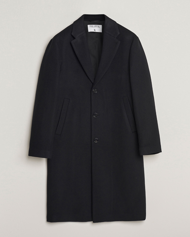 Herre | Wardrobe basics | Filippa K | London Wool Coat Black