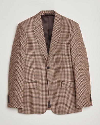 Herre | Dressjakker | Filippa K | Wool Checked Blazer Beige/Brown