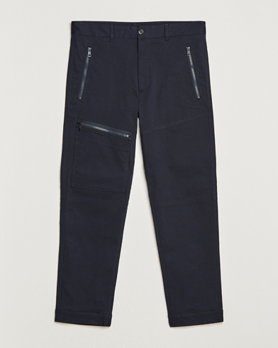 Herre | Funksjonelle bukser | Moncler | Technical Zip Trousers Navy
