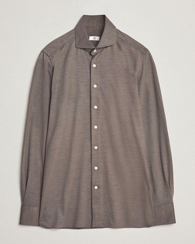 Herre | 100Hands | 100Hands | Wool Cut Away Shirt Green Grey