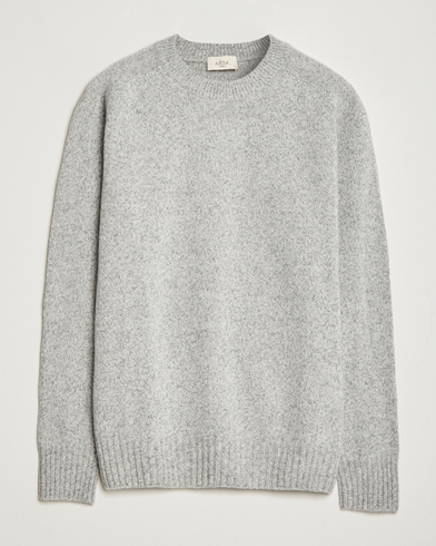 Herre | Pullovers rund hals | Altea | Wool/Cashmere Crew Neck Pullover Grey Melange