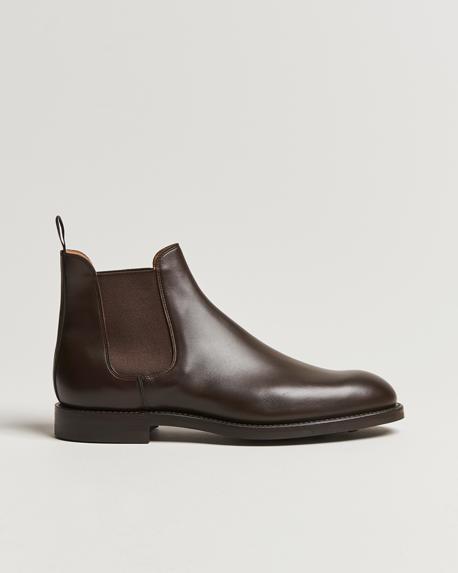 Crockett & Jones Chelsea 5 Dk Brown Wax Calf – Brun
