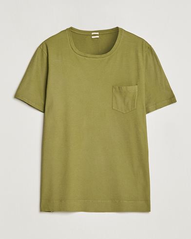 Herre | Massimo Alba | Massimo Alba | Panarea Cotton Jersey T-Shirt Olive