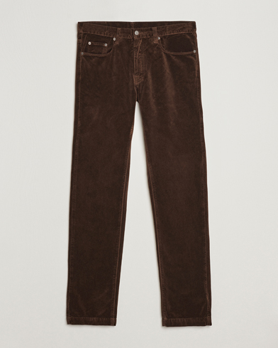 Herre |  | Massimo Alba | Regular Fit Velvet 5-Pocket Pants Chestnut