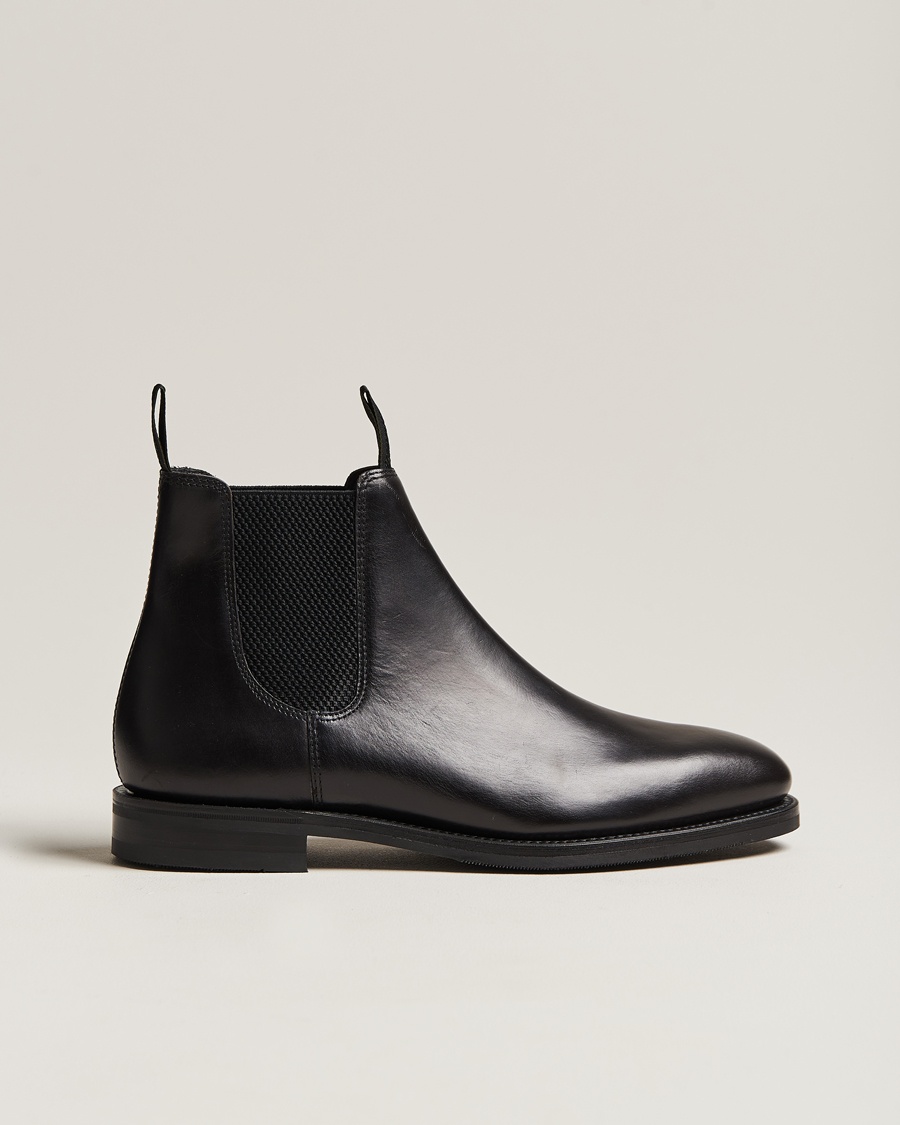 Loake 1880 Emsworth Chelsea Boot Black Leather – Svart