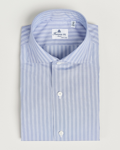 Herre | Italian Department | Finamore Napoli | Milano Slim Giza 170 Dress Shirt Light Blue