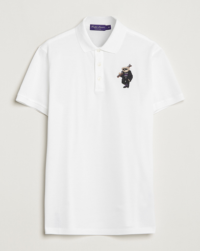 Herre | Pikéer | Ralph Lauren Purple Label | Ski Bear Polo White