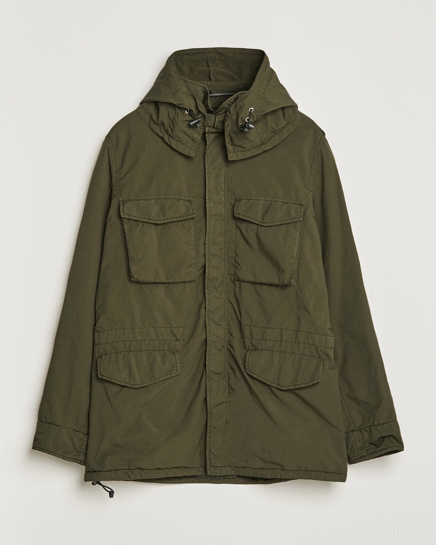 Herre | | Aspesi | Garment Dyed Field Jacket Dark Military