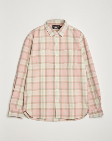 Herre | 50% salg | RRL | Farrell Double Pocket Shirt Pink Multi