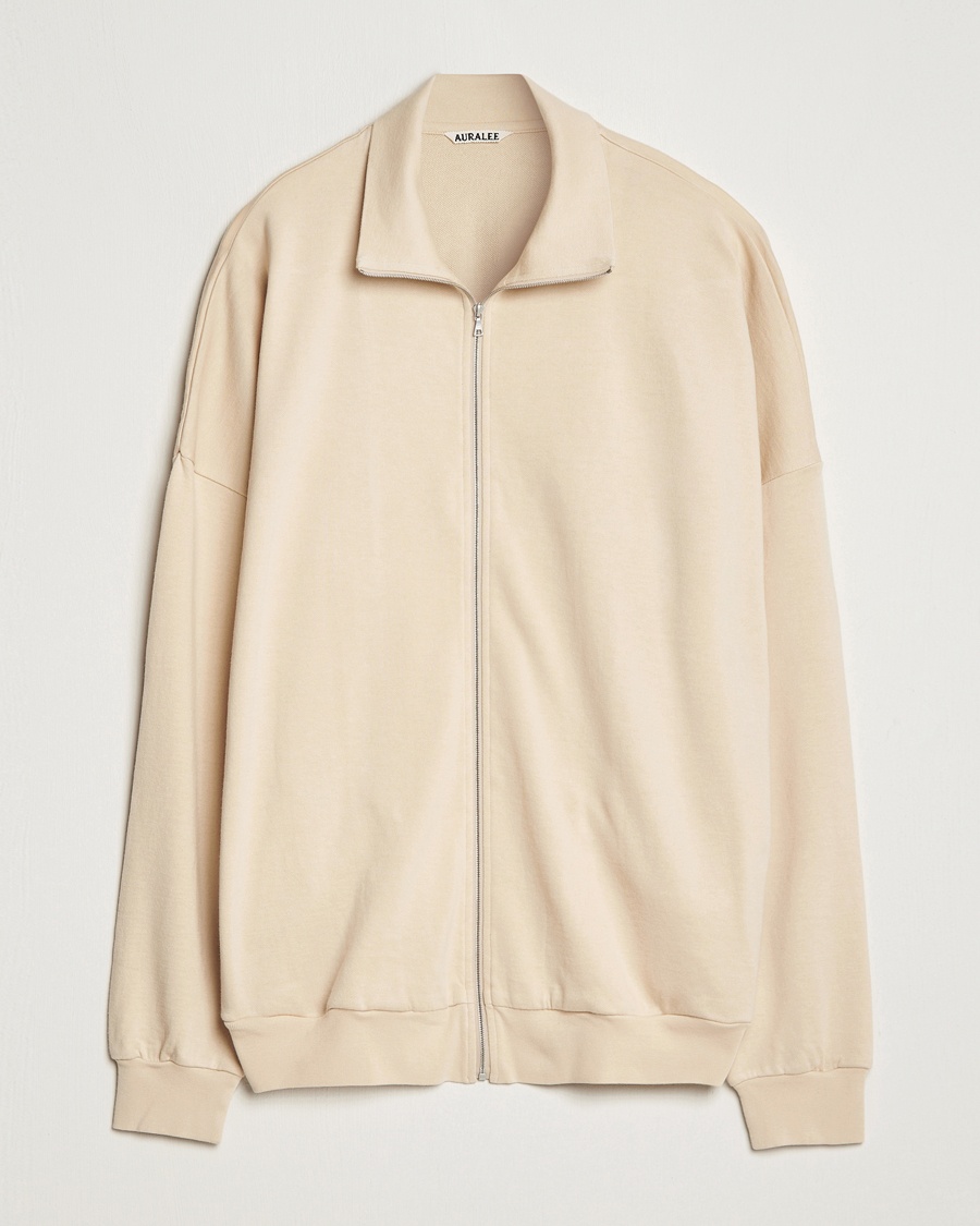 Herre | | Auralee | High Gauge Zip Blouson Light Beige