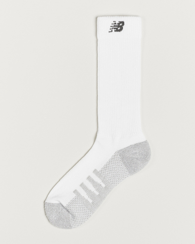 Herre | Active | New Balance Running | 2-Pack Coolmax Crew Socks White