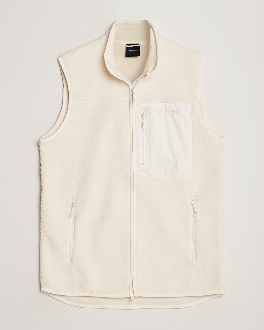 Herre | Peak Performance | Peak Performance | Pile Vest Vintage White