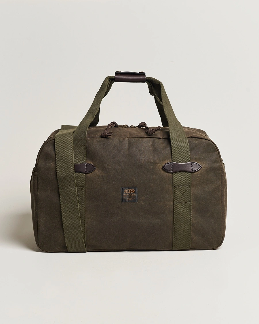 Herre | Vesker | Filson | Tin Cloth Medium Duffle Otter Green