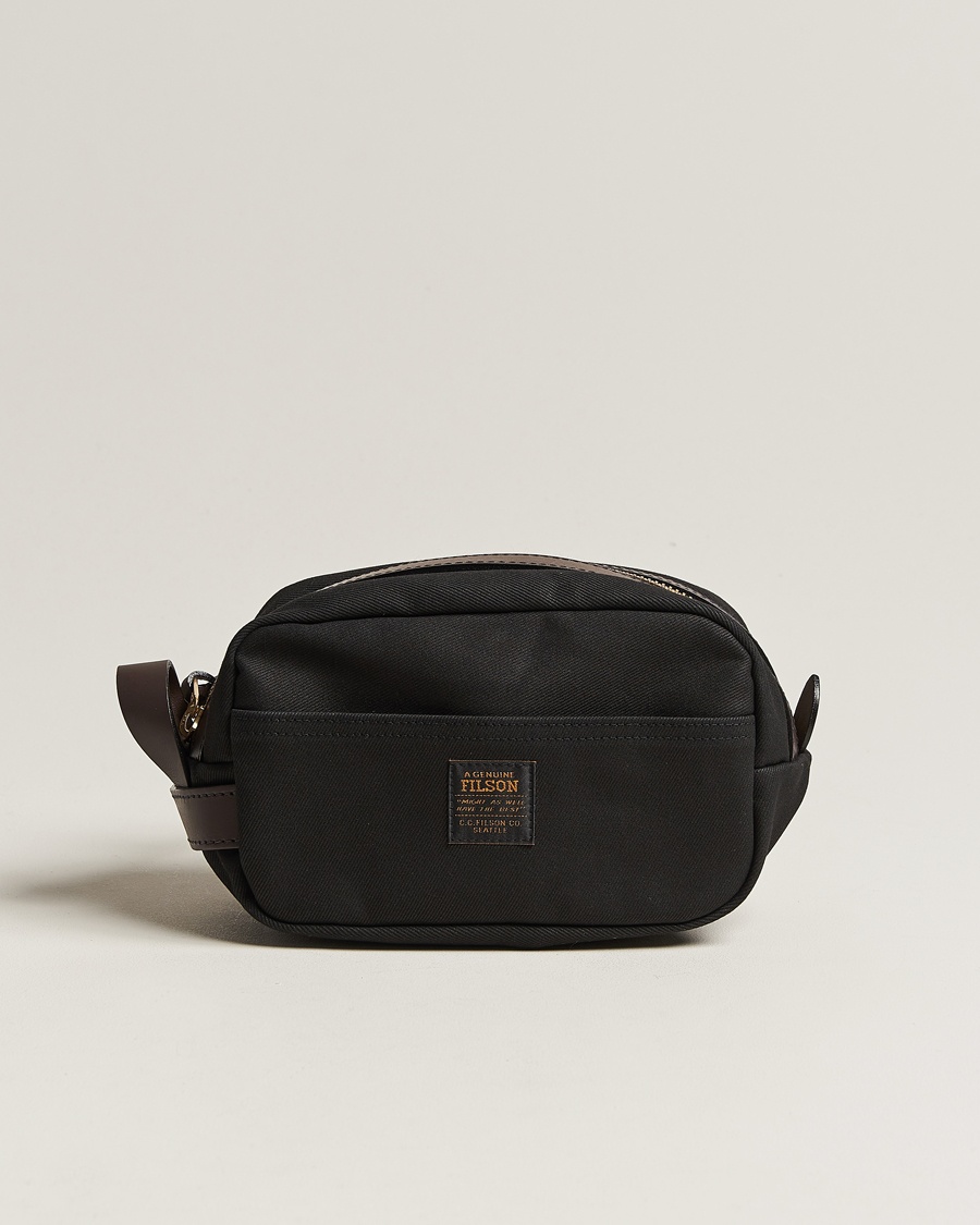 Herre | Vesker | Filson | Rugged Twill Travel Kit Black