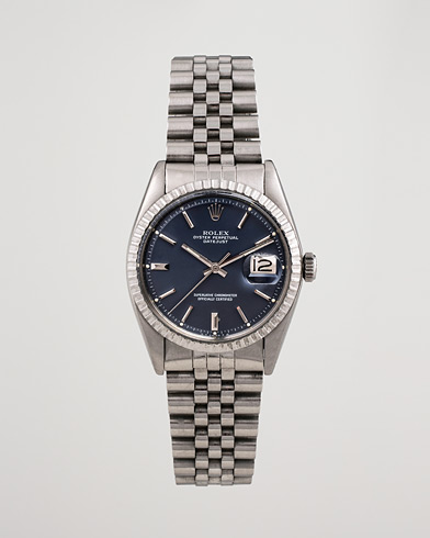 Herre |  | Rolex Pre-Owned | Datejust 1603 Oystert Perpetual Steel Blue Steel Blue