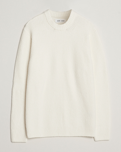 Herre | Samsøe & Samsøe | Samsøe & Samsøe | Alts Heavy Knitted Crew Neck Clear Cream