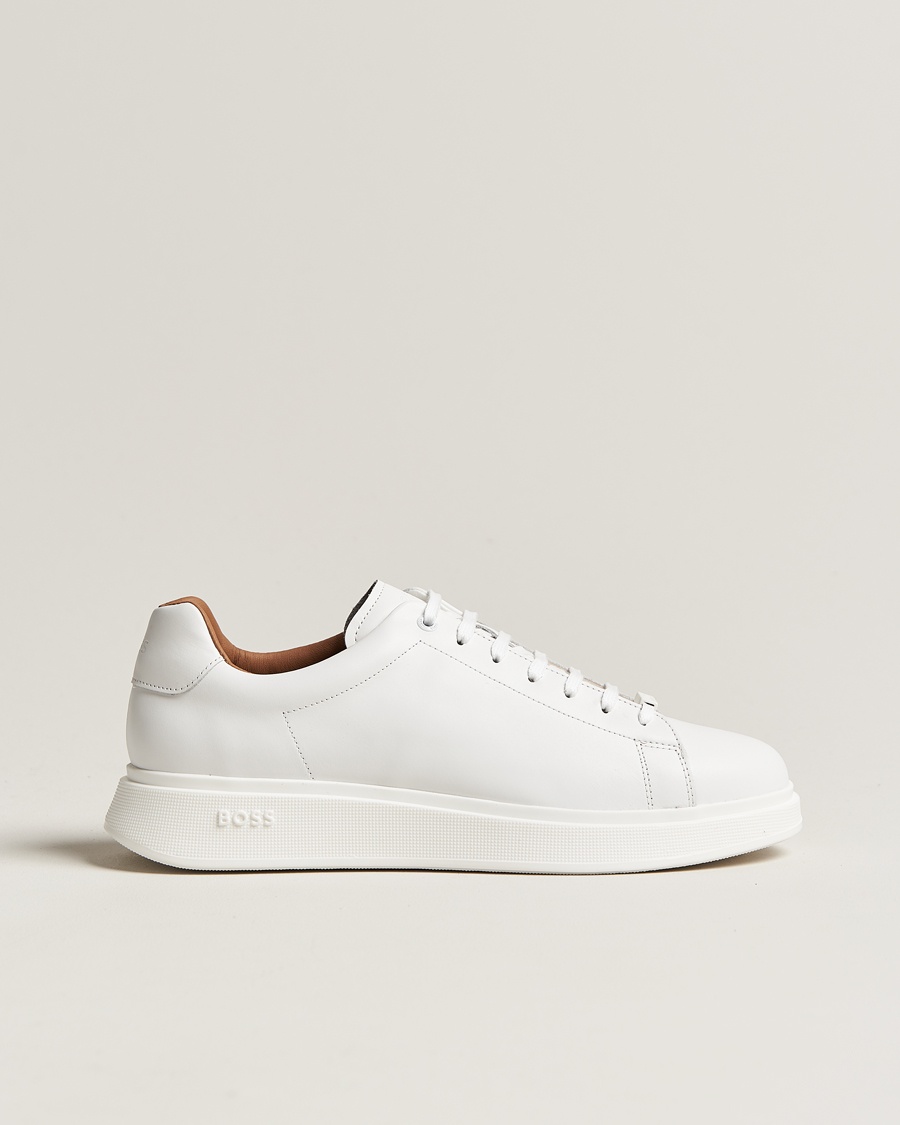 BOSS BLACK Bulton Sneaker White – Hvit