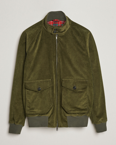 Herre | Casual jakker | Baracuta | G9 Pocket Padded Cord Harrington Jacket Olive