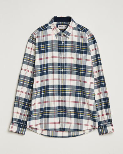 Herre | Flanellskjorter | Barbour Lifestyle | Ronan Flannel Check Shirt Ecru