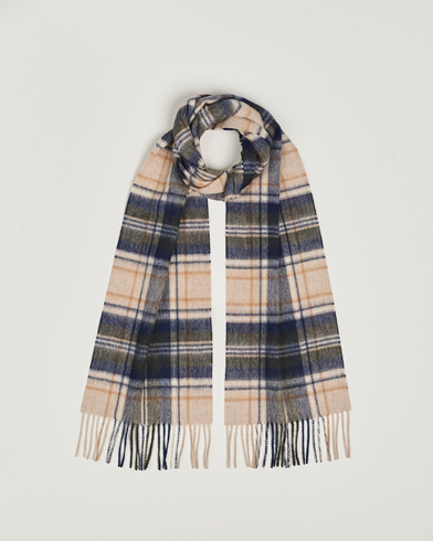 Herre | Skjerf | Barbour Lifestyle | Lambswool/Cashmere New Check Tartan Sand/Beige/Plaid