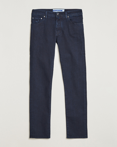 Herre | Svarte jeans | Jacob Cohën | Nick Slim Fit Stretch Jeans Blue Black
