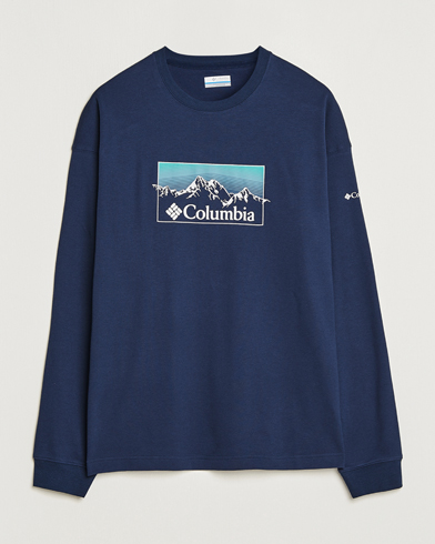 Herre | Langermede t-shirts | Columbia | Duxbery Relaxed Long Sleeve T-Shirt Collegiate Navy