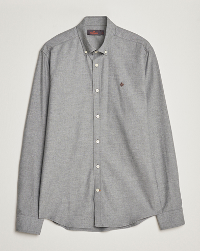 Herre | Morris | Morris | Watts Flanell Shirt Light Grey