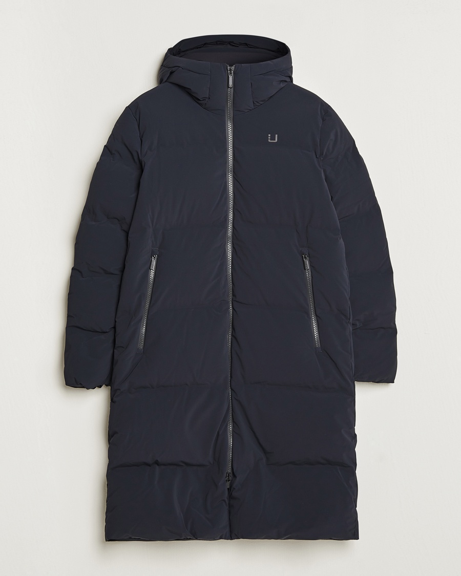 UBR Tycoon Padded Long Coat Black – Svart