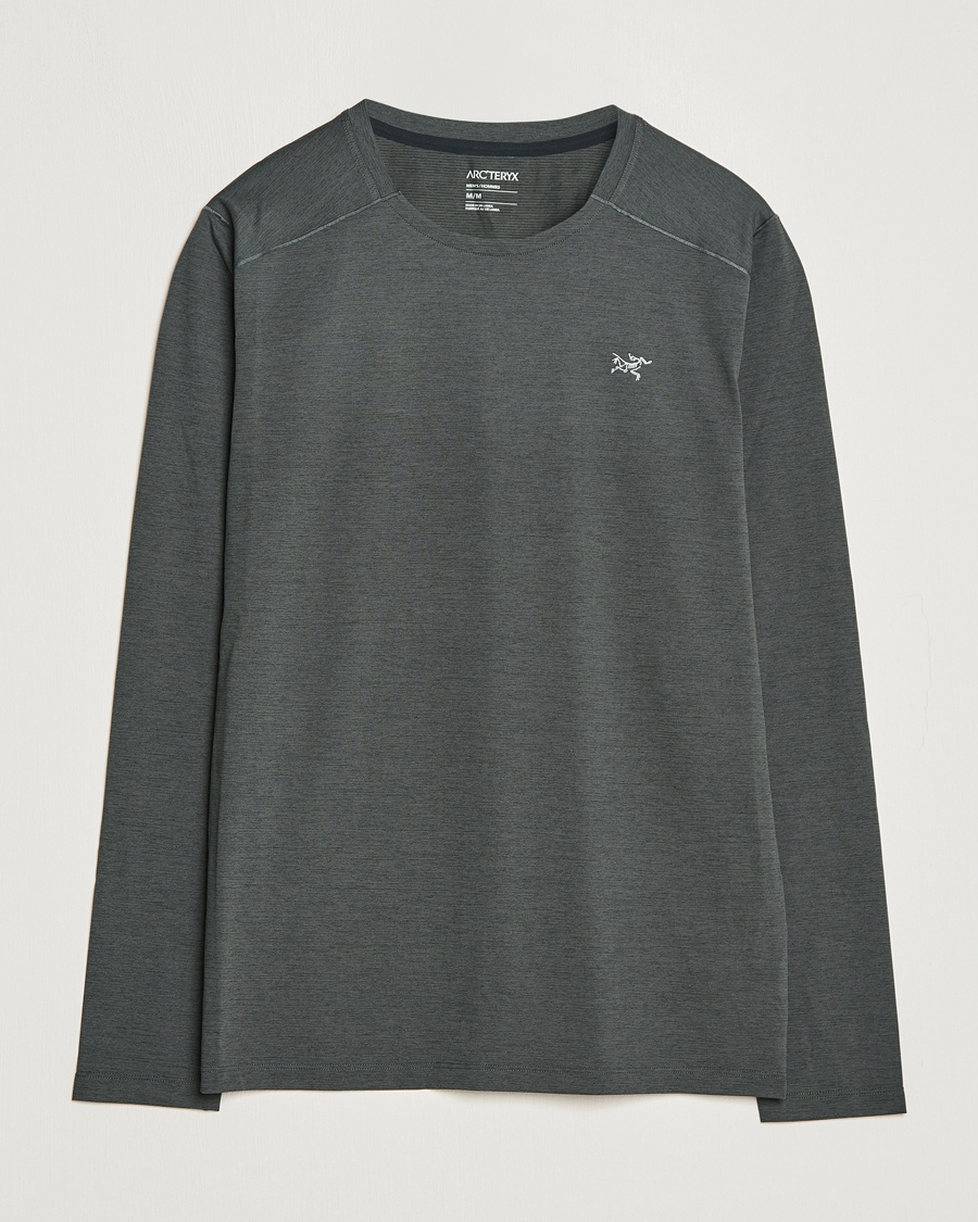 Herre | Arc'teryx | Arc'teryx | Cormac Long Sleeve T-Shirt Black Heather