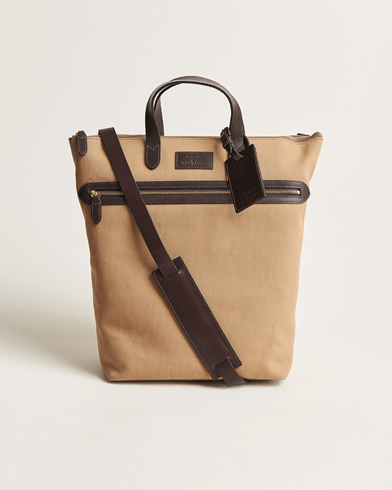 Herre |  | Polo Ralph Lauren | Canvas Tote Bag  Tan/Dark Brown