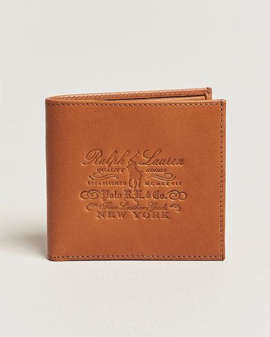 Herre | Vanlige lommebøker | Polo Ralph Lauren | Leather Billfold Wallet Tan
