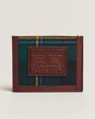 Herre | Ralph Lauren Holiday Gifting | Polo Ralph Lauren | Leather Card Case Tartan