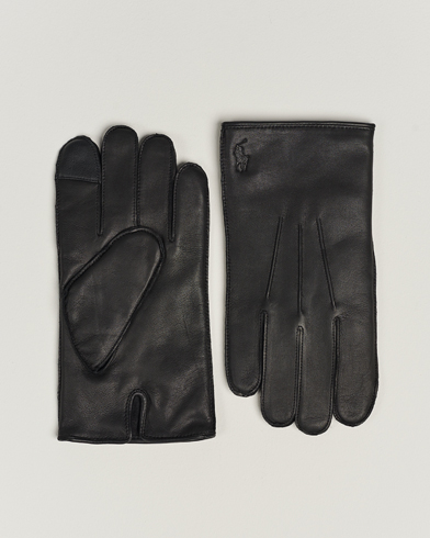 Herre | Assesoarer | Polo Ralph Lauren | Leather Gloves Black