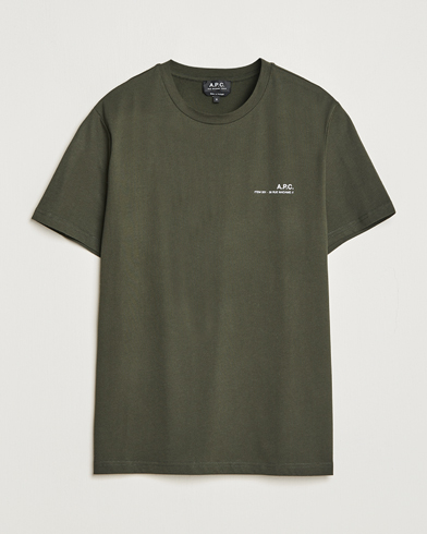 Herre | A.P.C. | A.P.C. | Item Short Sleeve T-Shirt Kaki