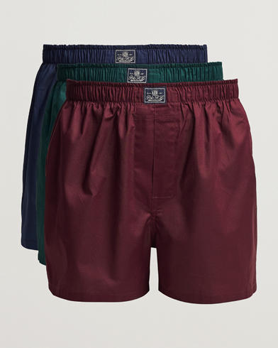 Herre | Boksershorts | Polo Ralph Lauren | 3-Pack Woven Boxer Red/Navy/Green