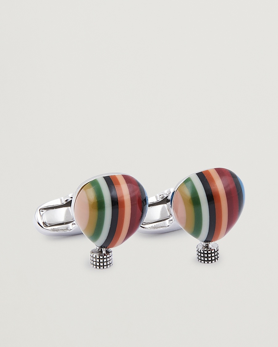 Herre | | Paul Smith | Air Ballon Stripe Cufflink Silver