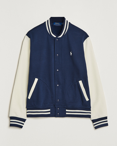 Herre |  | Polo Ralph Lauren | Athletic Fleece Varsity Jacket Navy/Cream