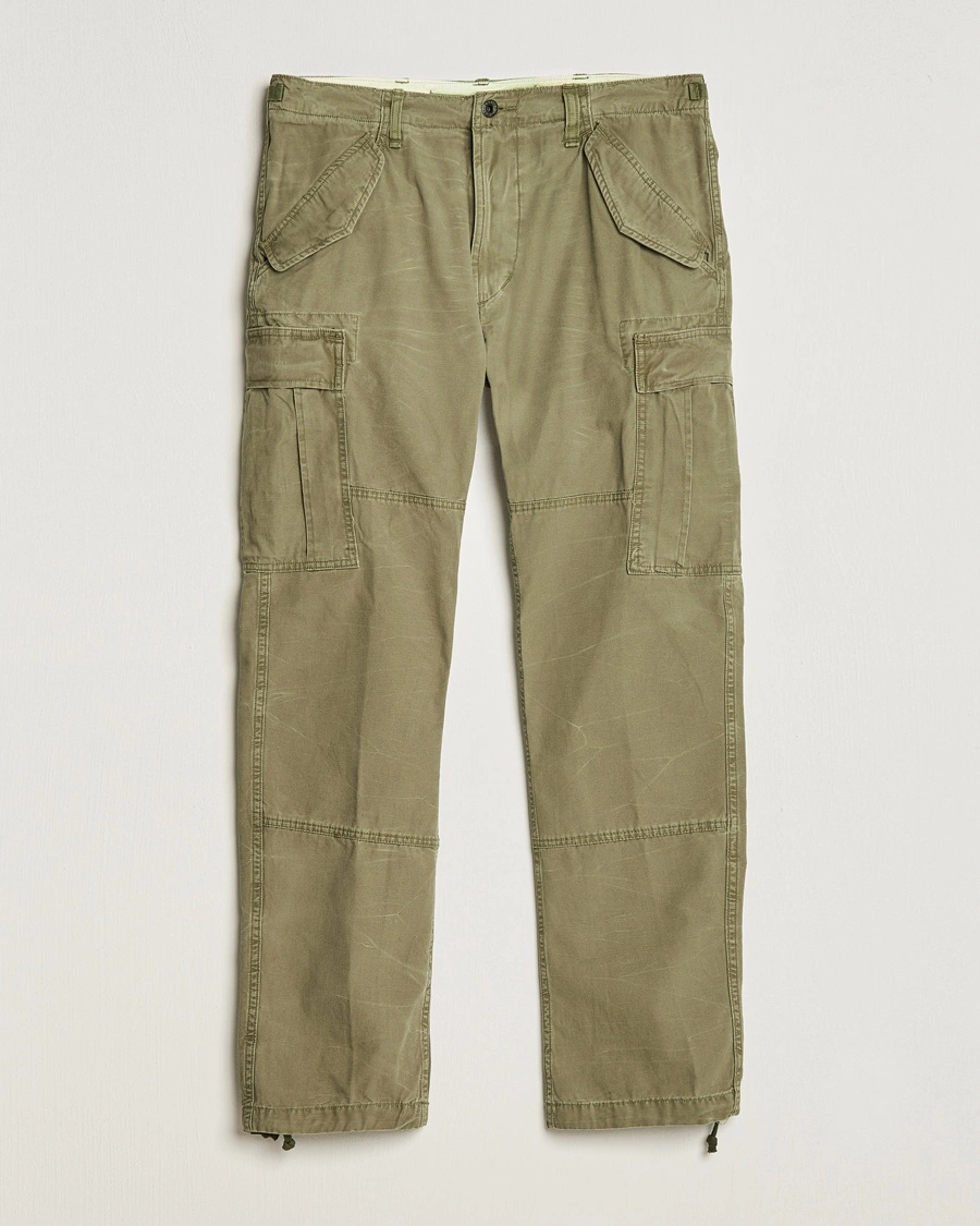 Herre | Bukser | Polo Ralph Lauren | Slub Canvas Cargo Pants Outdoors Olive