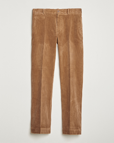 Herre | Bukser | Polo Ralph Lauren | Corduroy Pleated Trousers Rustic Tan