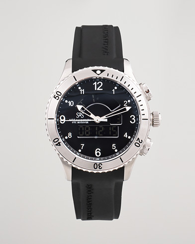 Herre | Pre-Owned & Vintage Watches | Sjöö Sandström Pre-Owned | UTC Skydiver 017401 Steel Black