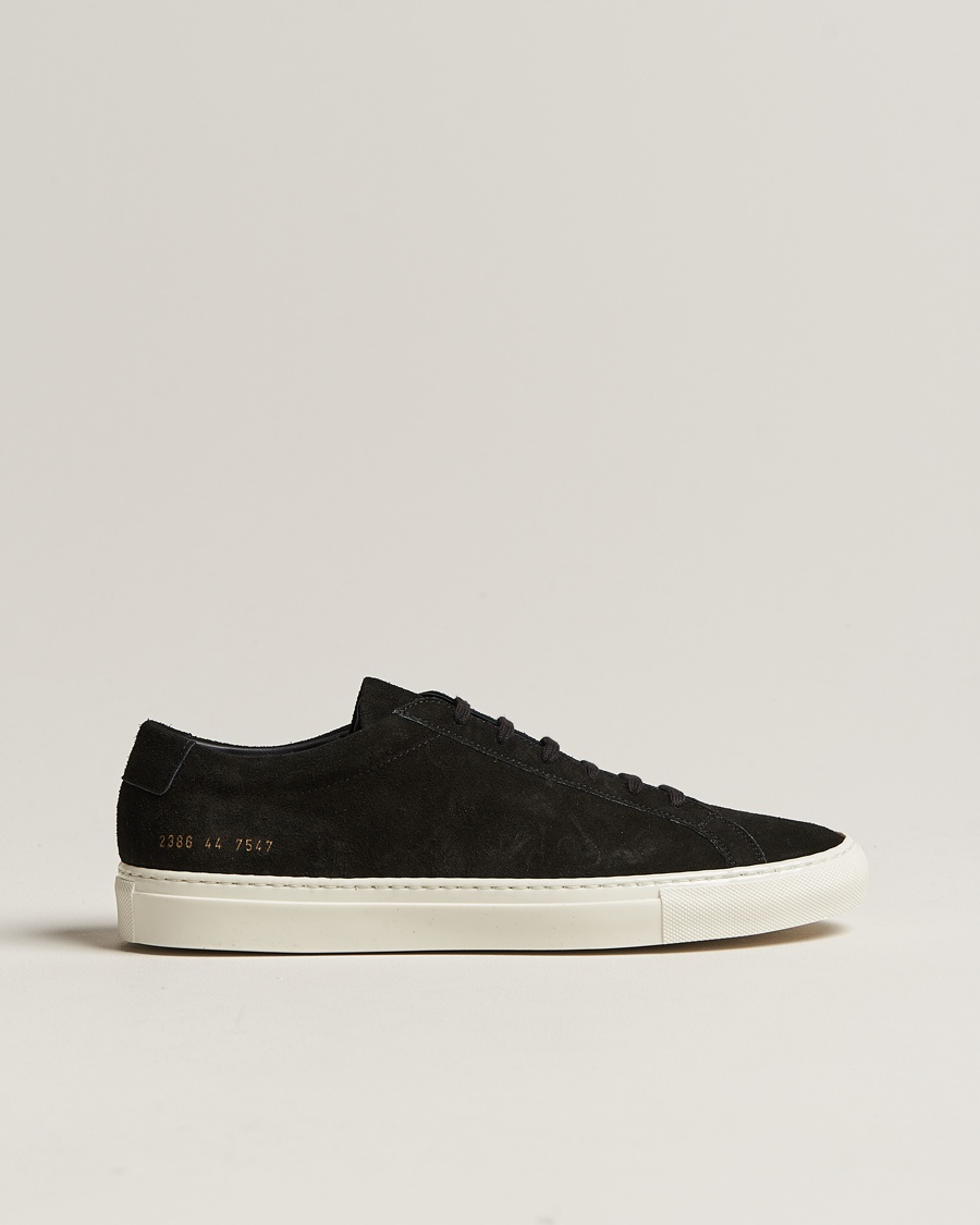 Herre | Common Projects | Common Projects | Original Achilles Suede Sneaker Black