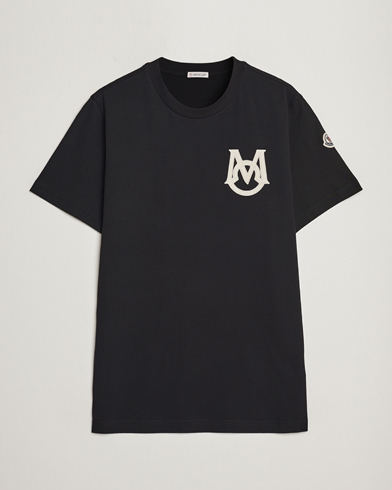 Herre |  | Moncler | Embossed Logo T-shirt Black