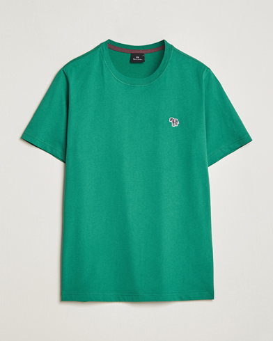 Herre | Paul Smith | PS Paul Smith | Organic Cotton Zebra T-Shirt Green