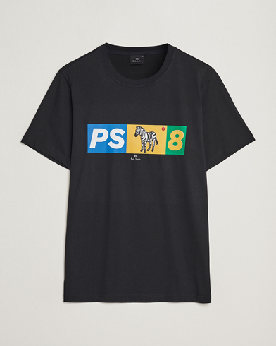 Herre | Paul Smith | PS Paul Smith | PS8 Zebra Crew Neck T-Shirt Black