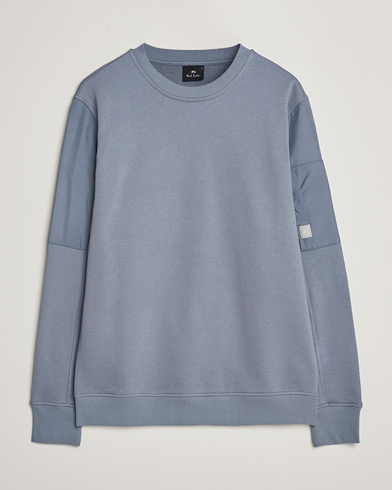 Herre | Paul Smith | PS Paul Smith | Organic Cotton Sweatshirt Washed Blue