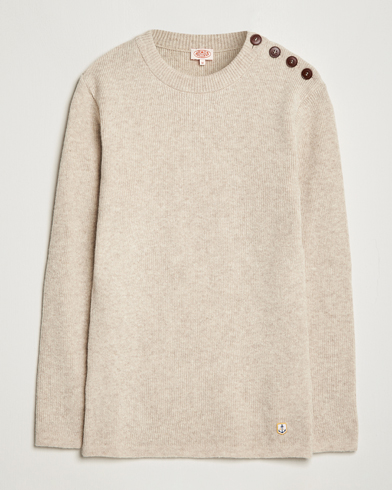 Herre | Armor-lux | Armor-lux | Pull Marin Wool Sweater Nature