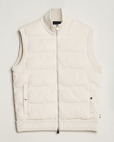 Herre | BOSS BLACK | BOSS BLACK | Mandolino Corduroy Vest Open White